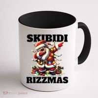 Skibidi Rizzmas Funny Christmas Dab Coffee Mug thumb 1