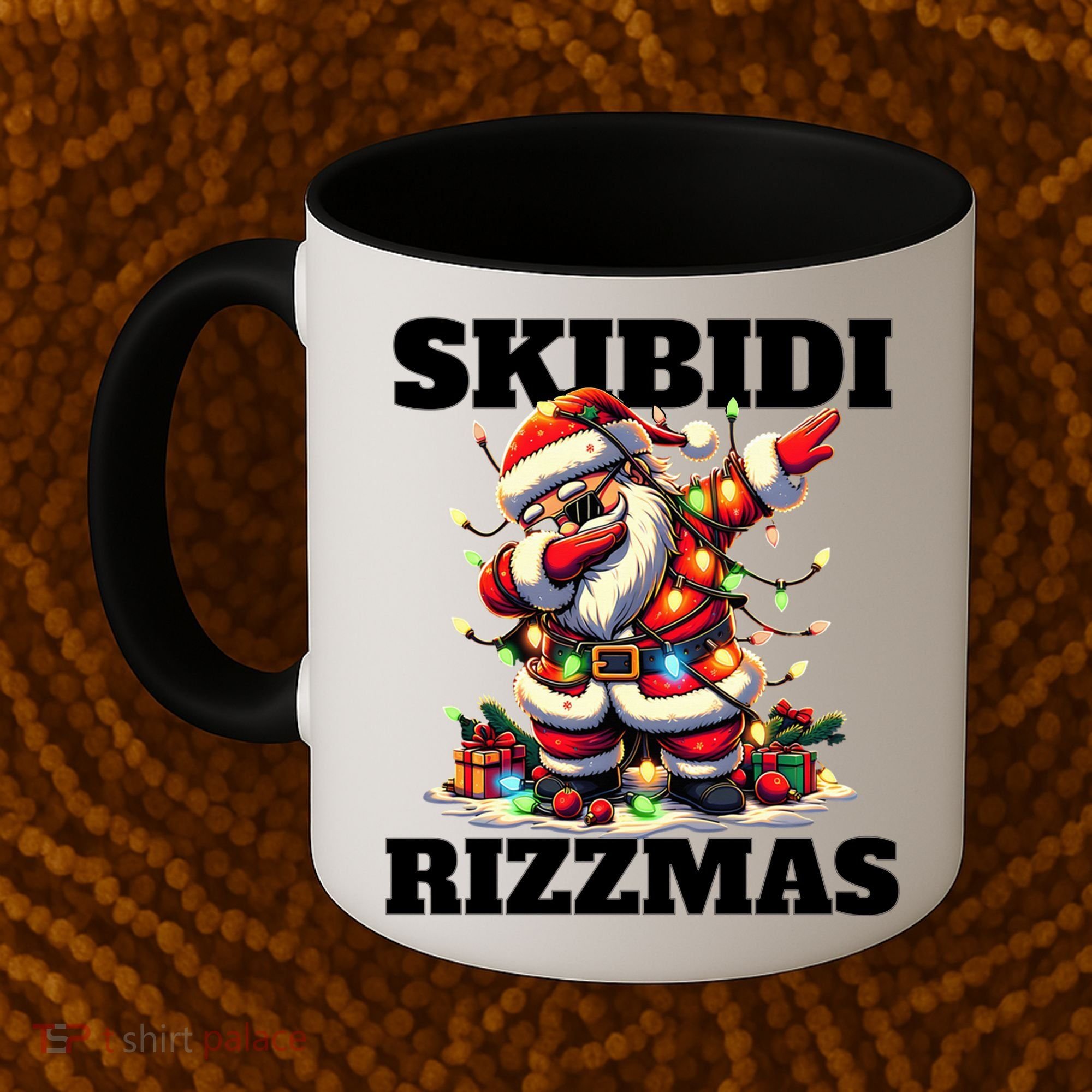 Skibidi Rizzmas Funny Christmas Dab Coffee Mug