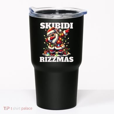 Skibidi Rizzmas Funny Christmas Dab Tumbler