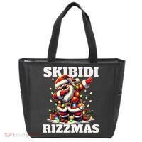 Skibidi Rizzmas Funny Christmas Dab Tote Bag thumb 0