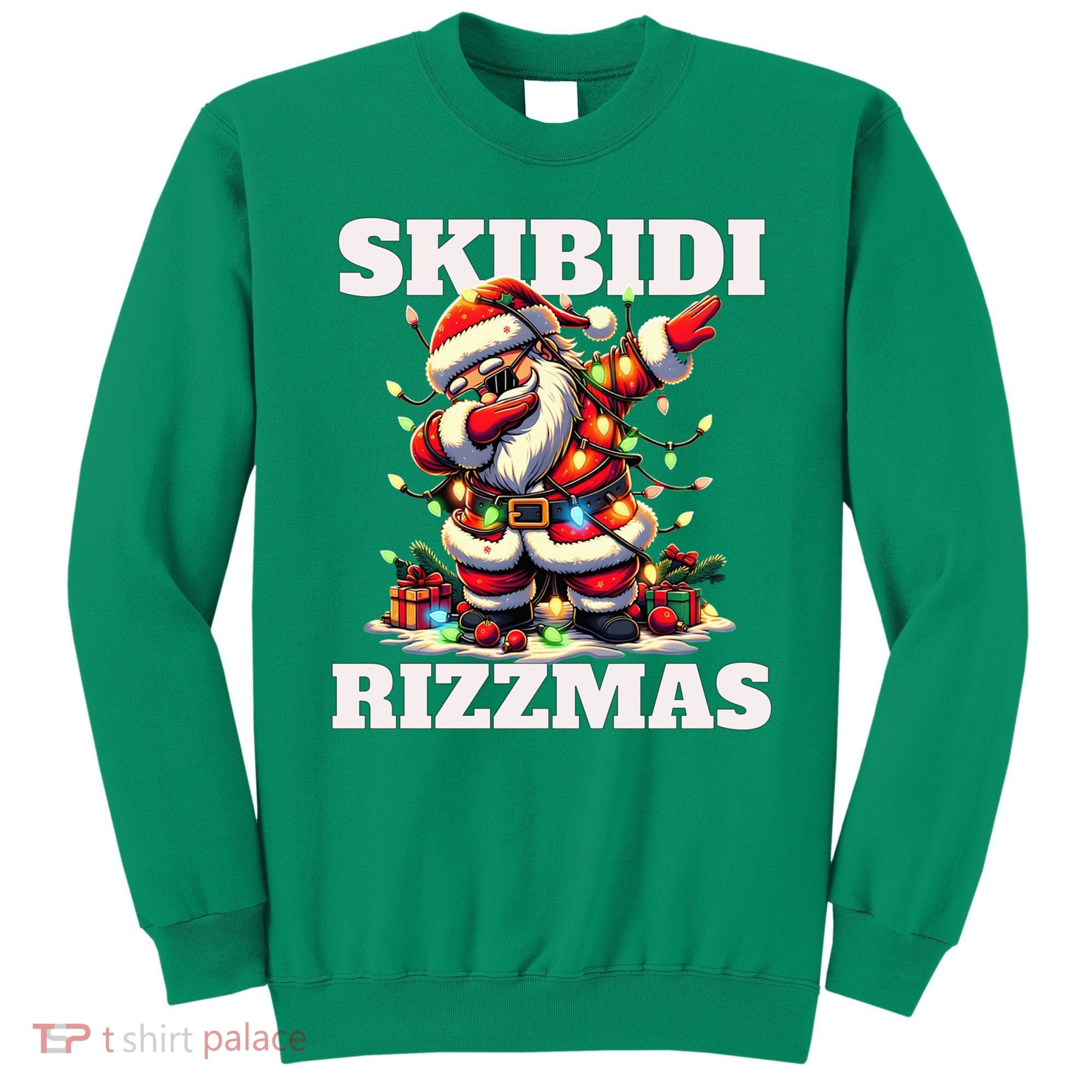 Skibidi Rizzmas Funny Christmas Dab Sweatshirt