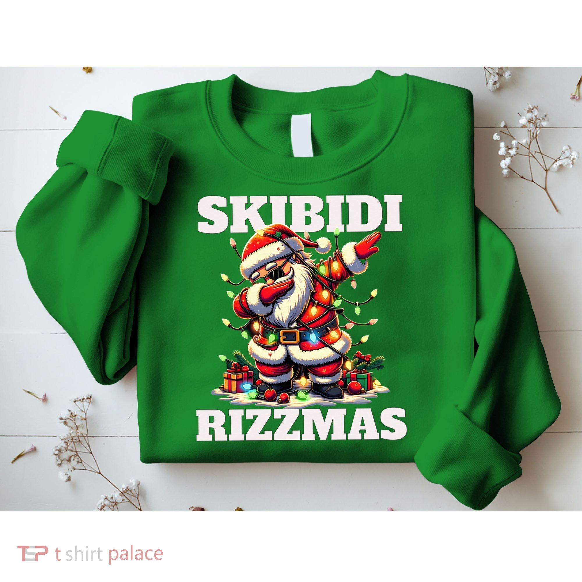 Skibidi Rizzmas Funny Christmas Dab Sweatshirt