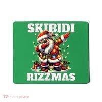 Skibidi Rizzmas Funny Christmas Dab Mousepad thumb 0
