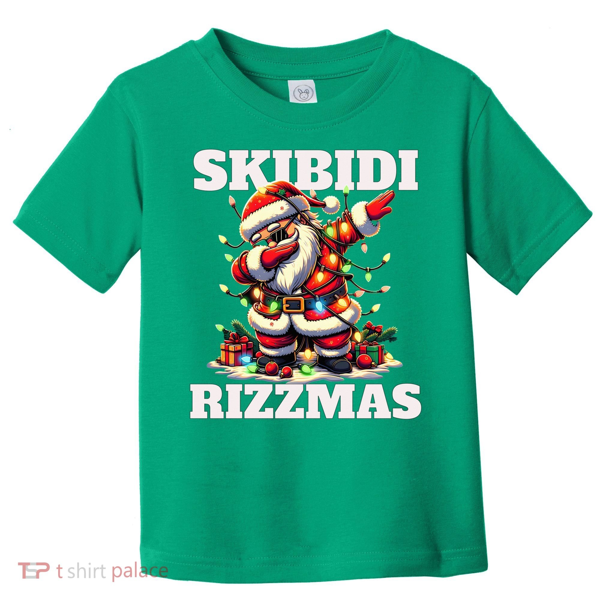 Skibidi Rizzmas Funny Christmas Dab Toddler T-Shirt