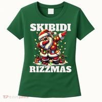 Skibidi Rizzmas Funny Christmas Dab Women's T-Shirt thumb 0