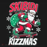 Skibidi Rizzmas Funny Santa Rizz Christmas Doggie Tank thumb 4