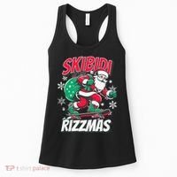 Skibidi Rizzmas Funny Santa Rizz Christmas Women's Tank Top thumb 0