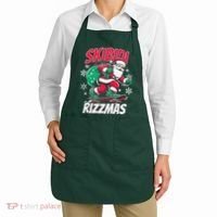 Skibidi Rizzmas Funny Santa Rizz Christmas Apron thumb 2