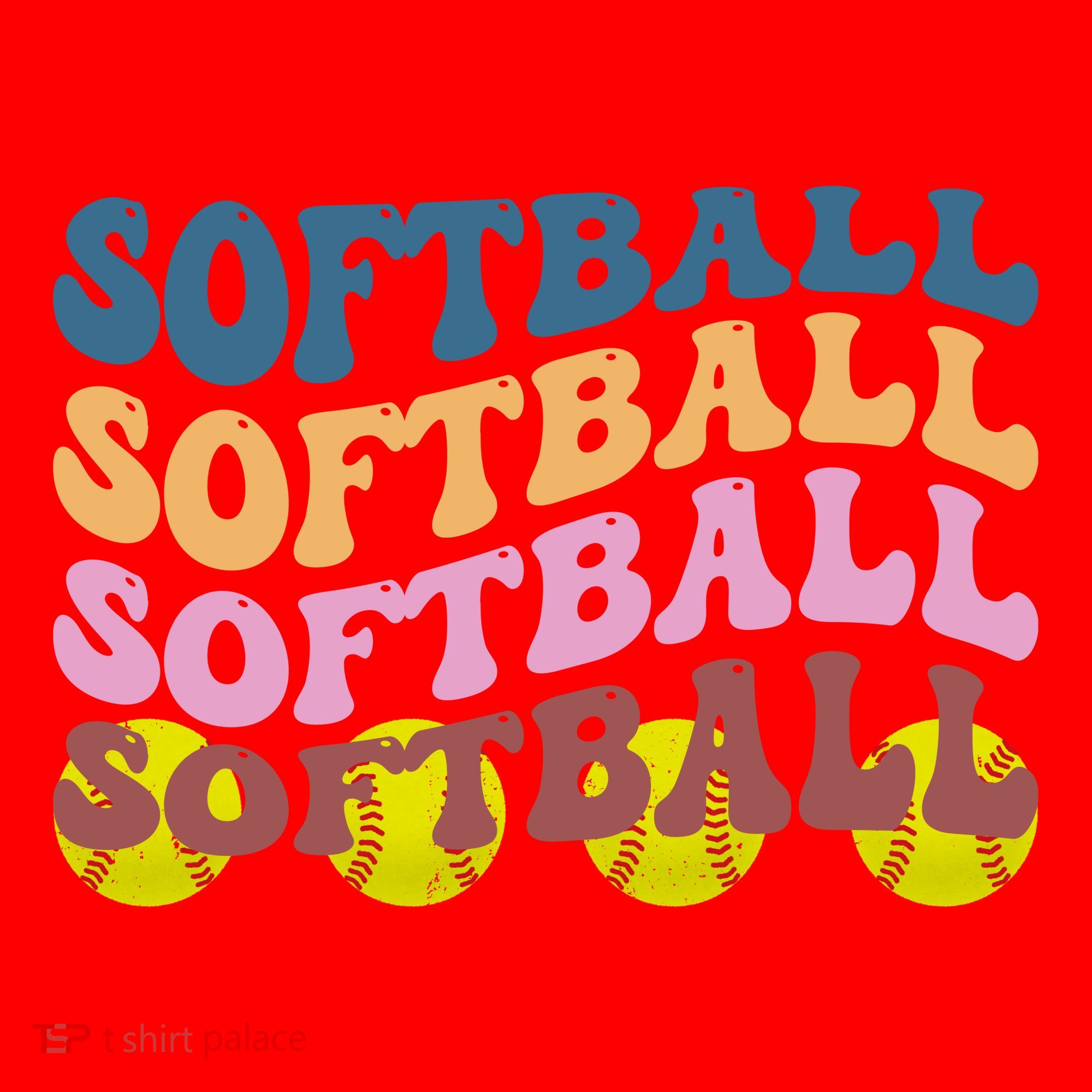 Softball Retro Groovy Sport Lover Santa Hat