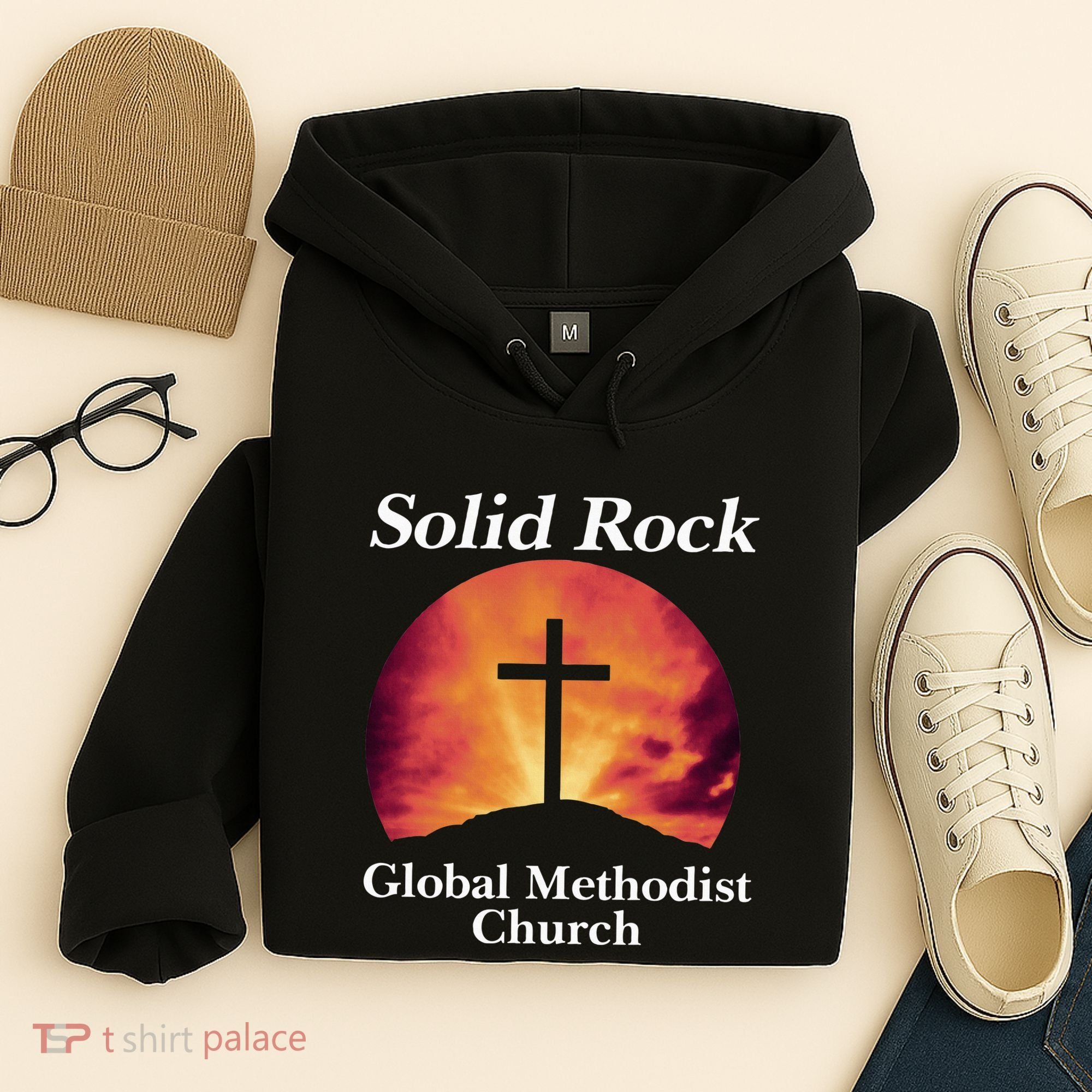 Solid Rock Global Methodist Church Faith Hoodie