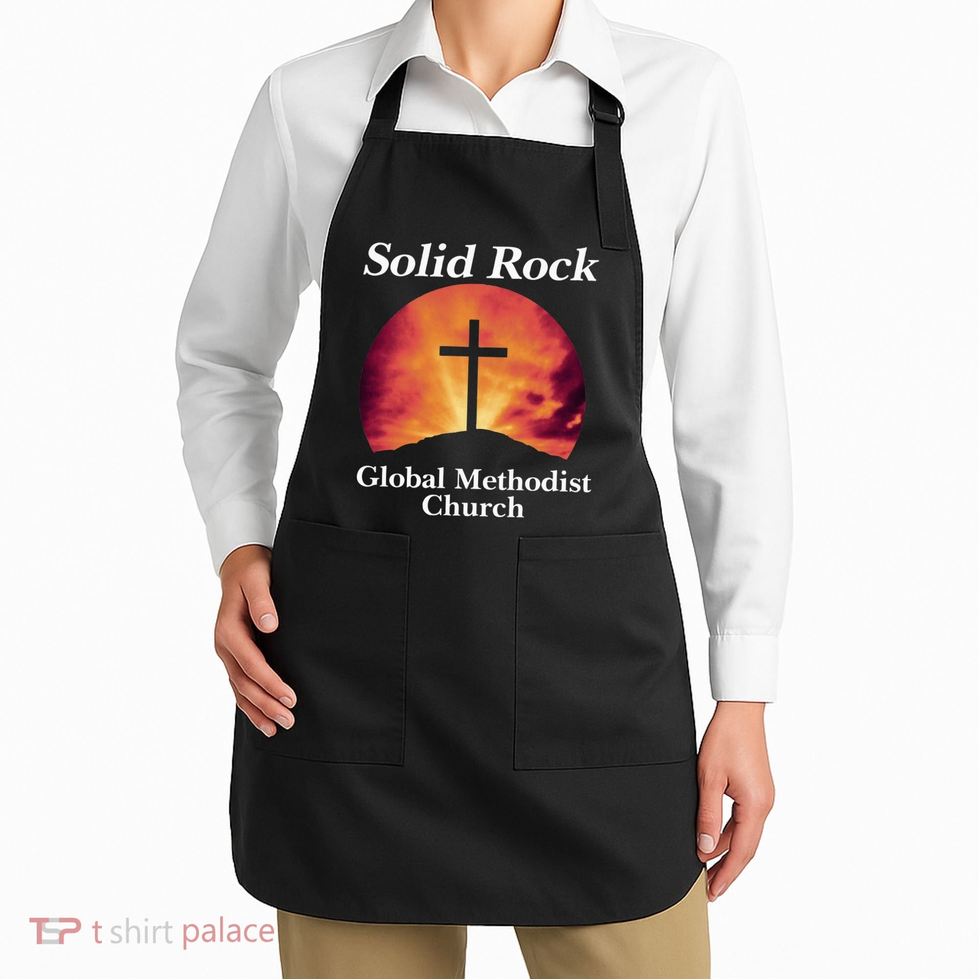 Solid Rock Global Methodist Church Faith Apron