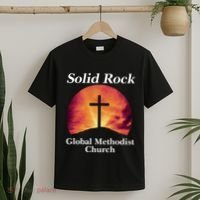 Solid Rock Global Methodist Church Faith T-Shirt thumb 2