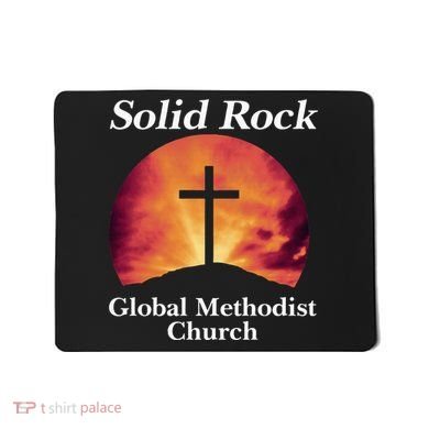 Solid Rock Global Methodist Church Faith Mousepad