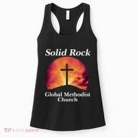 Solid Rock Global Methodist Church Faith Women's Tank Top thumb 0