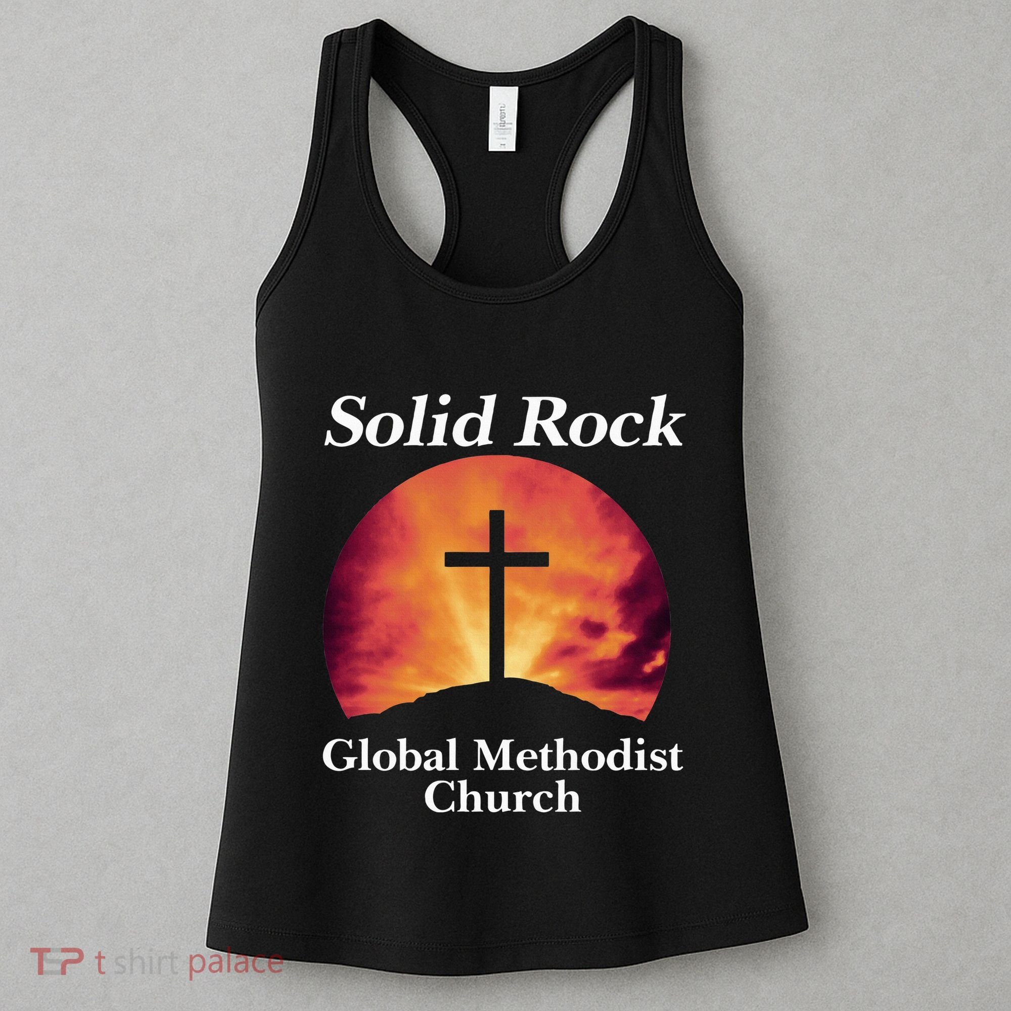 Solid Rock Global Methodist Church Faith Women's Tank Top