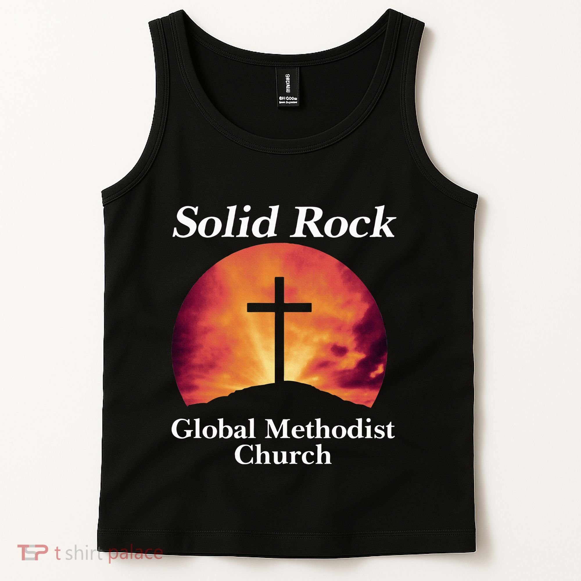 Solid Rock Global Methodist Church Faith Tank Top