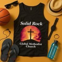 Solid Rock Global Methodist Church Faith Tank Top thumb 4