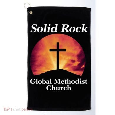 Solid Rock Global Methodist Church Faith Golf Towel