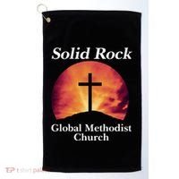 Solid Rock Global Methodist Church Faith Golf Towel thumb 0