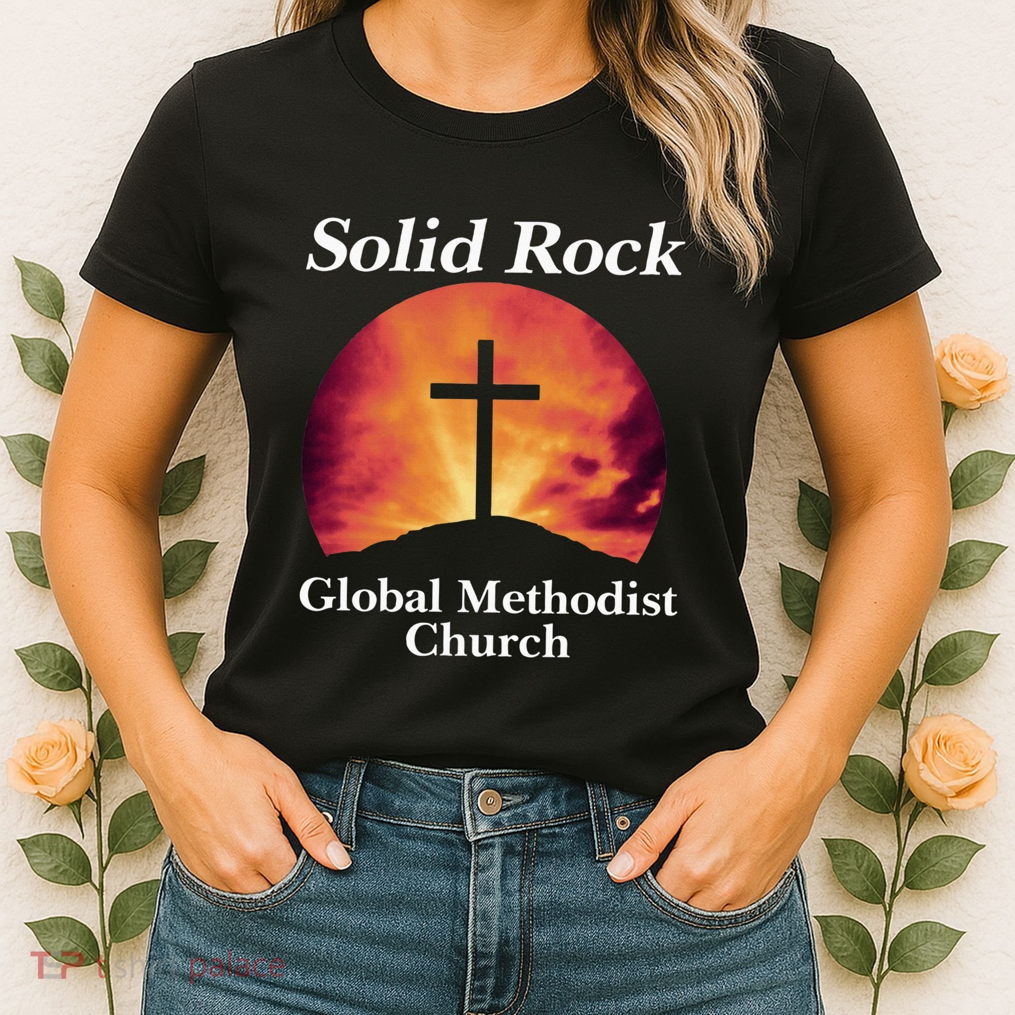 Solid Rock Global Methodist Church Faith Women's T-Shirt