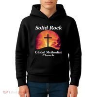 Solid Rock Global Methodist Church Faith Kids Hoodie thumb 4