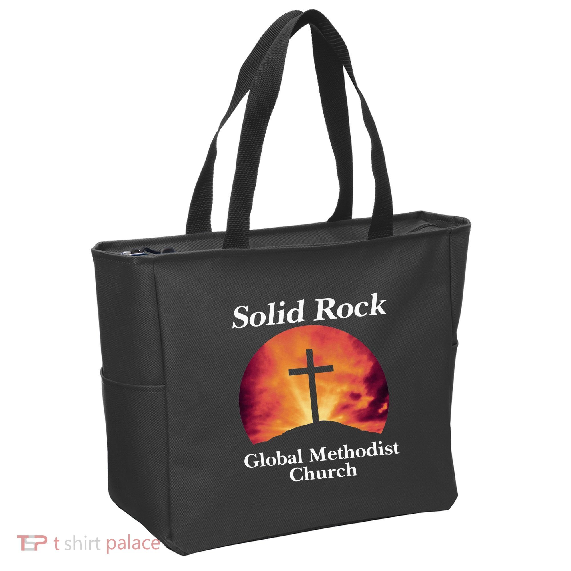 Solid Rock Global Methodist Church Faith Tote Bag
