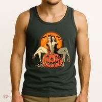 Sexy Retro Halloween Pinup Girls Tank Top thumb 3