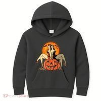 Sexy Retro Halloween Pinup Girls Kids Hoodie thumb 0