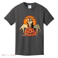 Sexy Retro Halloween Pinup Girls Kids T-Shirt thumb 0