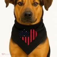 Samoan Roots Heart Usa Samoan Flag Samoa Samoan Pride USA-Made Doggie Bandana thumb 1