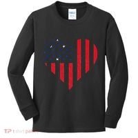 Samoan Roots Heart Usa Samoan Flag Samoa Samoan Pride Kids Long Sleeve Shirt thumb 0