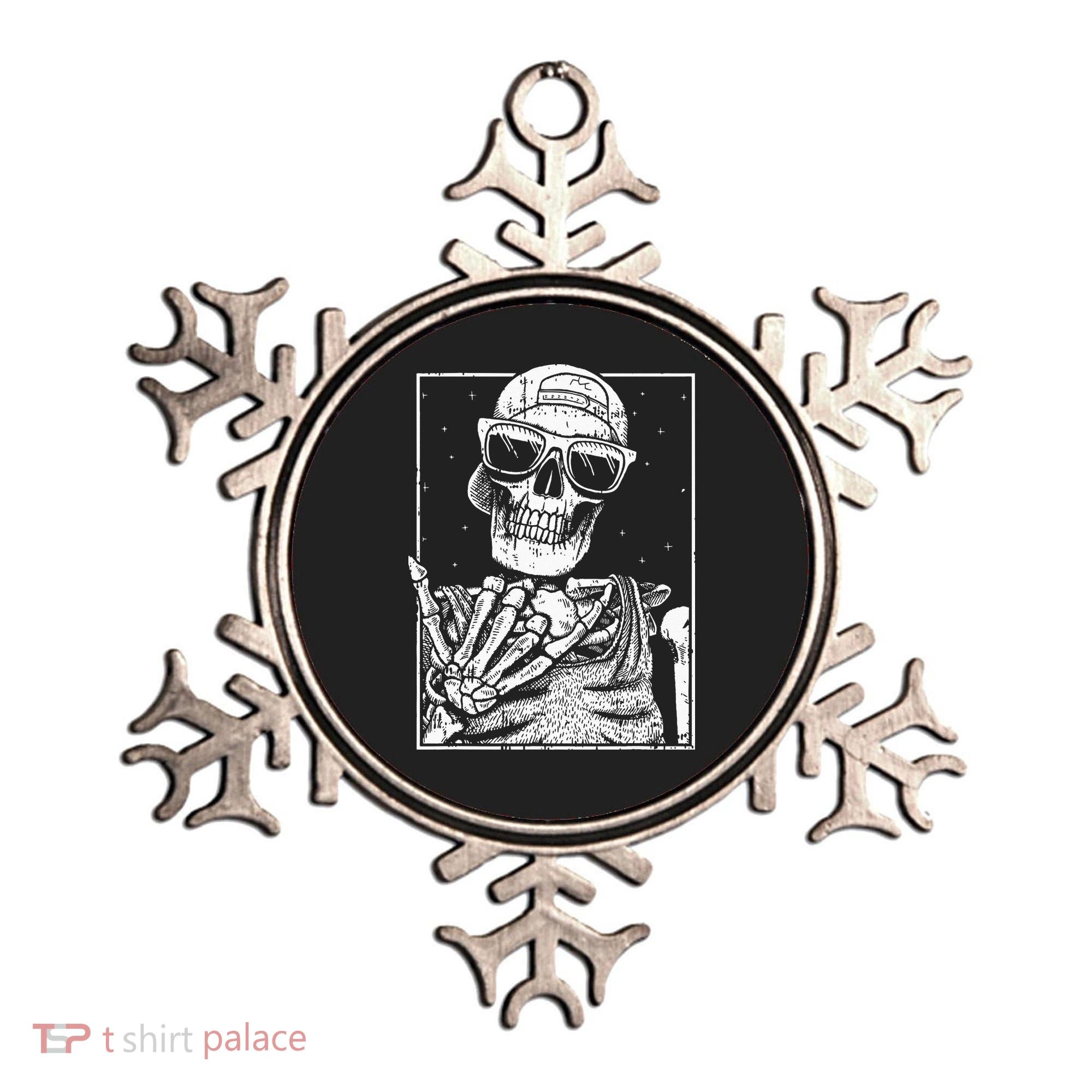 Skeleton Rock Hand Halloween Costume Cool Rock Music Rocker Ornament