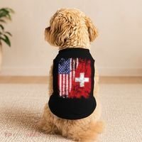 Swiss Roots Half American Flag Switzerland Doggie Tank thumb 2