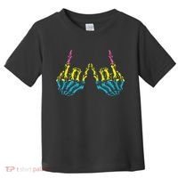 Skeleton Rock Hand LGBT Q Cool Pansexual Pride Pan Flag Toddler T-Shirt thumb 0