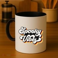 Spooky Retro Halloween Costume Spooky Vibes Gift Coffee Mug thumb 4
