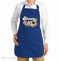 Spooky Retro Halloween Costume Spooky Vibes Gift Apron thumb 2