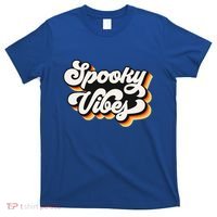 Spooky Retro Halloween Costume Spooky Vibes Gift T-Shirt thumb 0