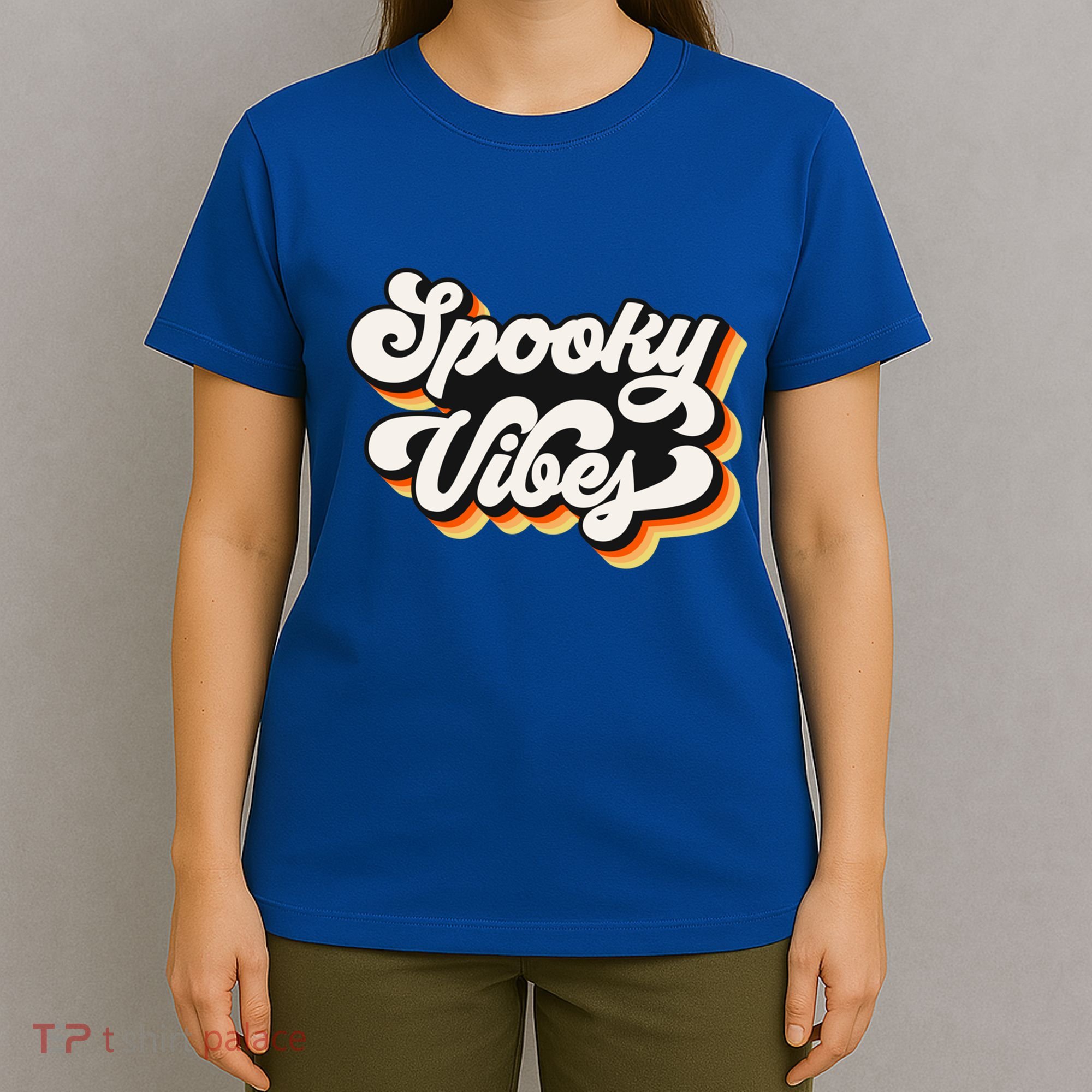 Spooky Retro Halloween Costume Spooky Vibes Gift T-Shirt