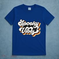 Spooky Retro Halloween Costume Spooky Vibes Gift T-Shirt thumb 5