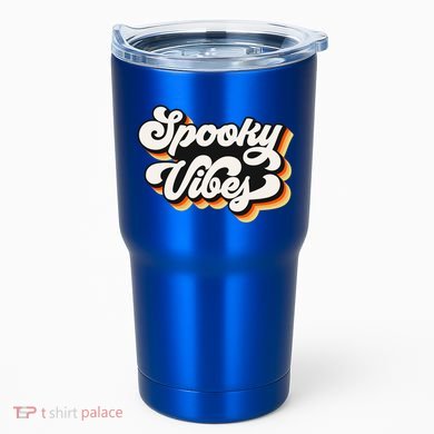 Spooky Retro Halloween Costume Spooky Vibes Gift Tumbler