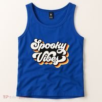 Spooky Retro Halloween Costume Spooky Vibes Gift Tank Top thumb 2