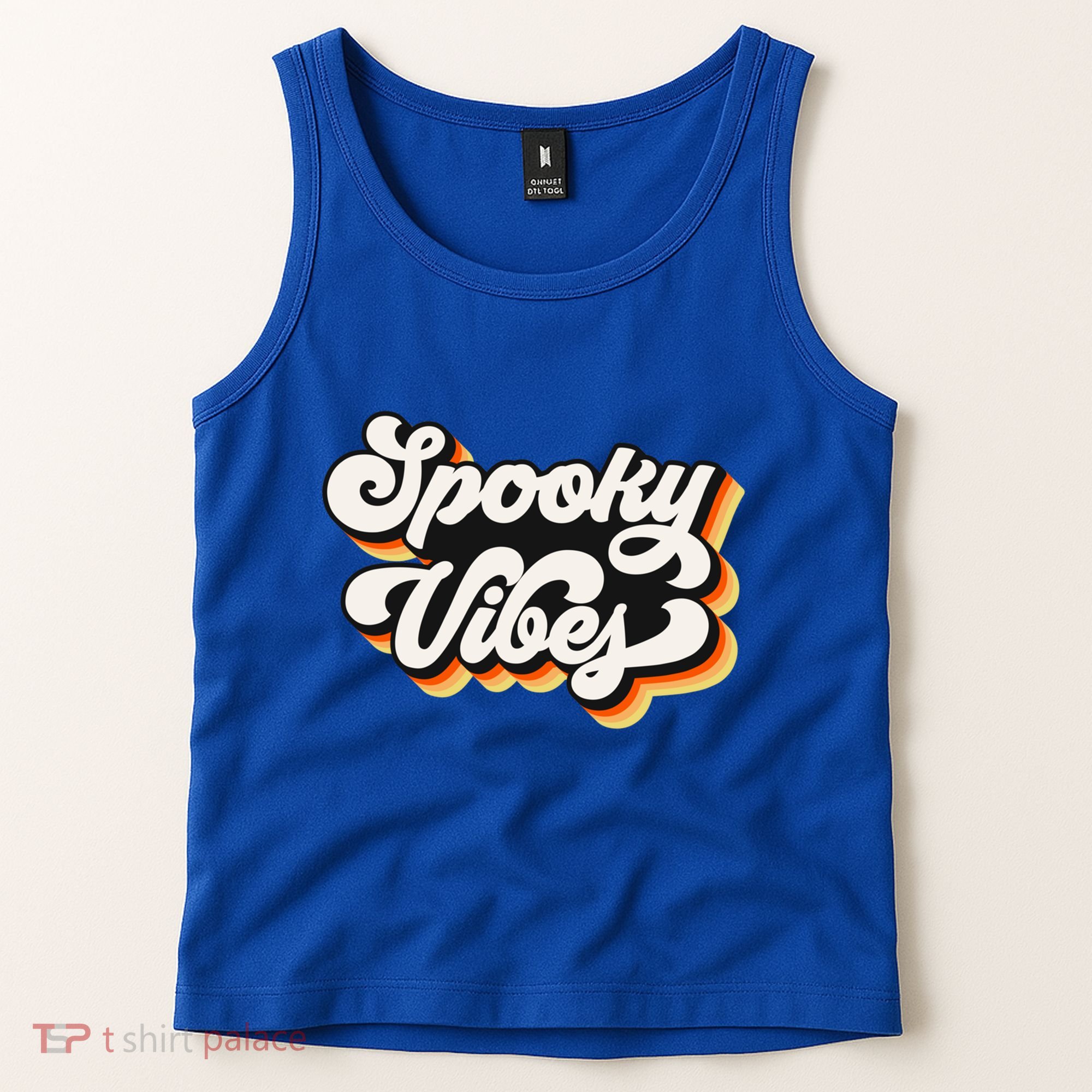 Spooky Retro Halloween Costume Spooky Vibes Gift Tank Top