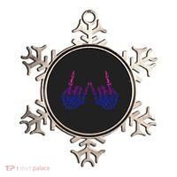 Skeleton Rock Hand LGBTQ Cool Bisexual Pride Ornament thumb 0