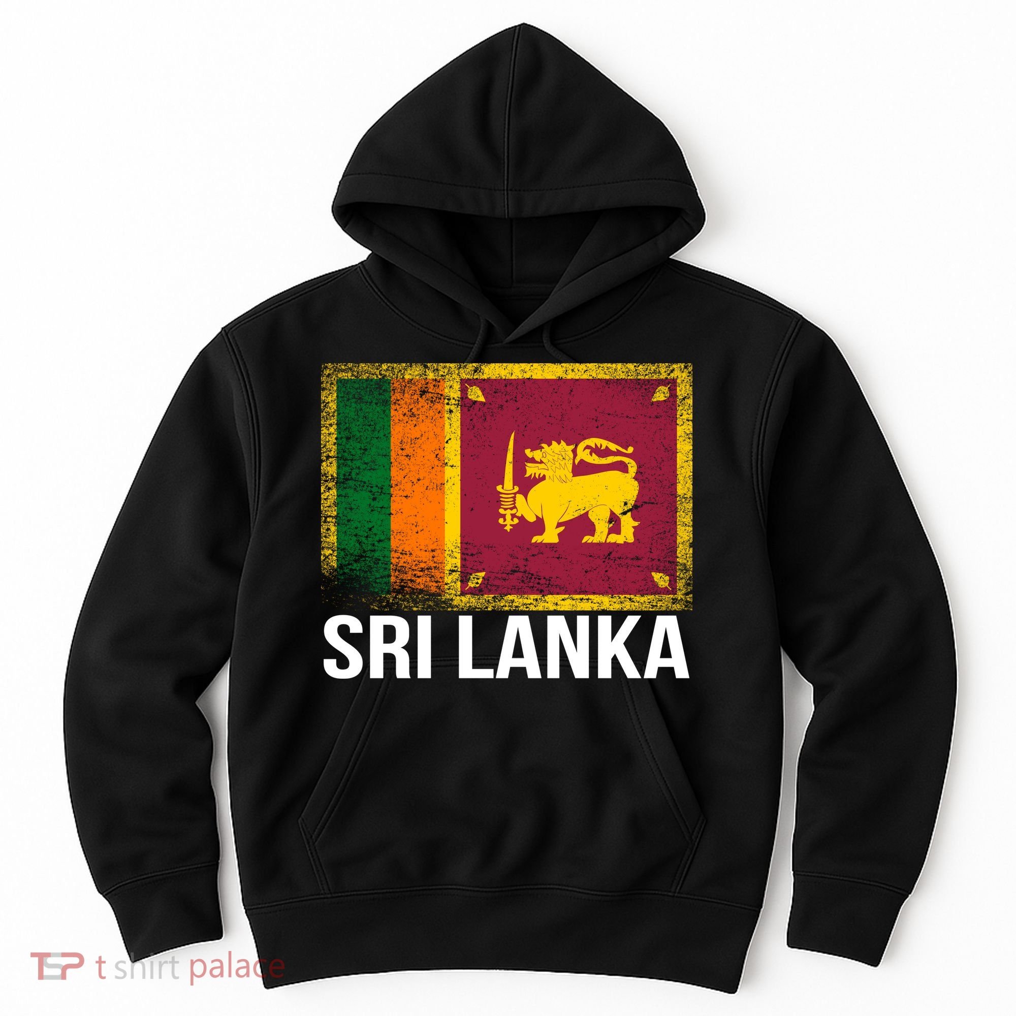 Sri Lanka Flag Hoodie