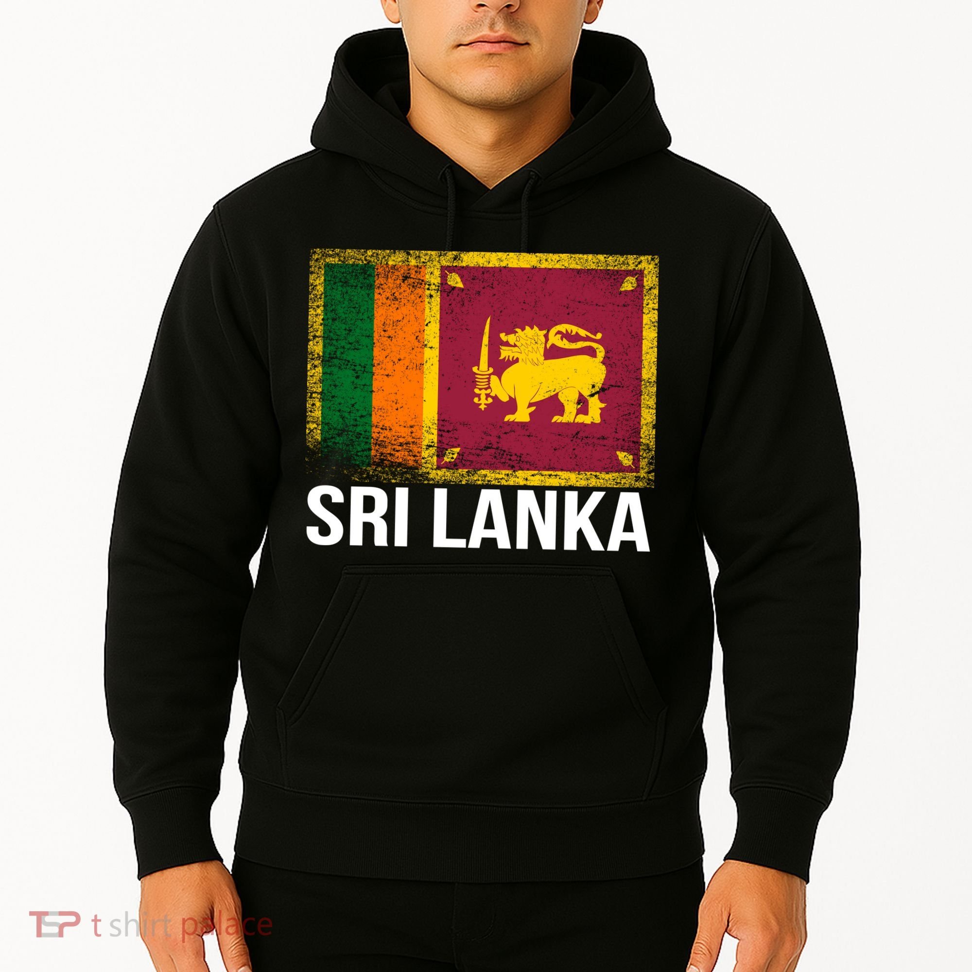 Sri Lanka Flag Hoodie