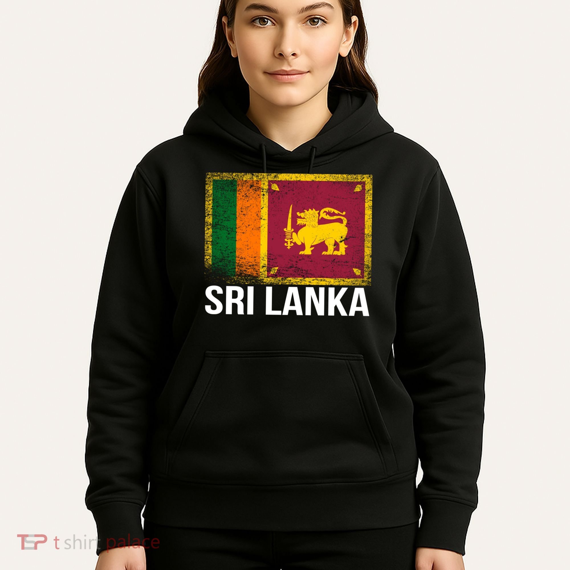 Sri Lanka Flag Hoodie