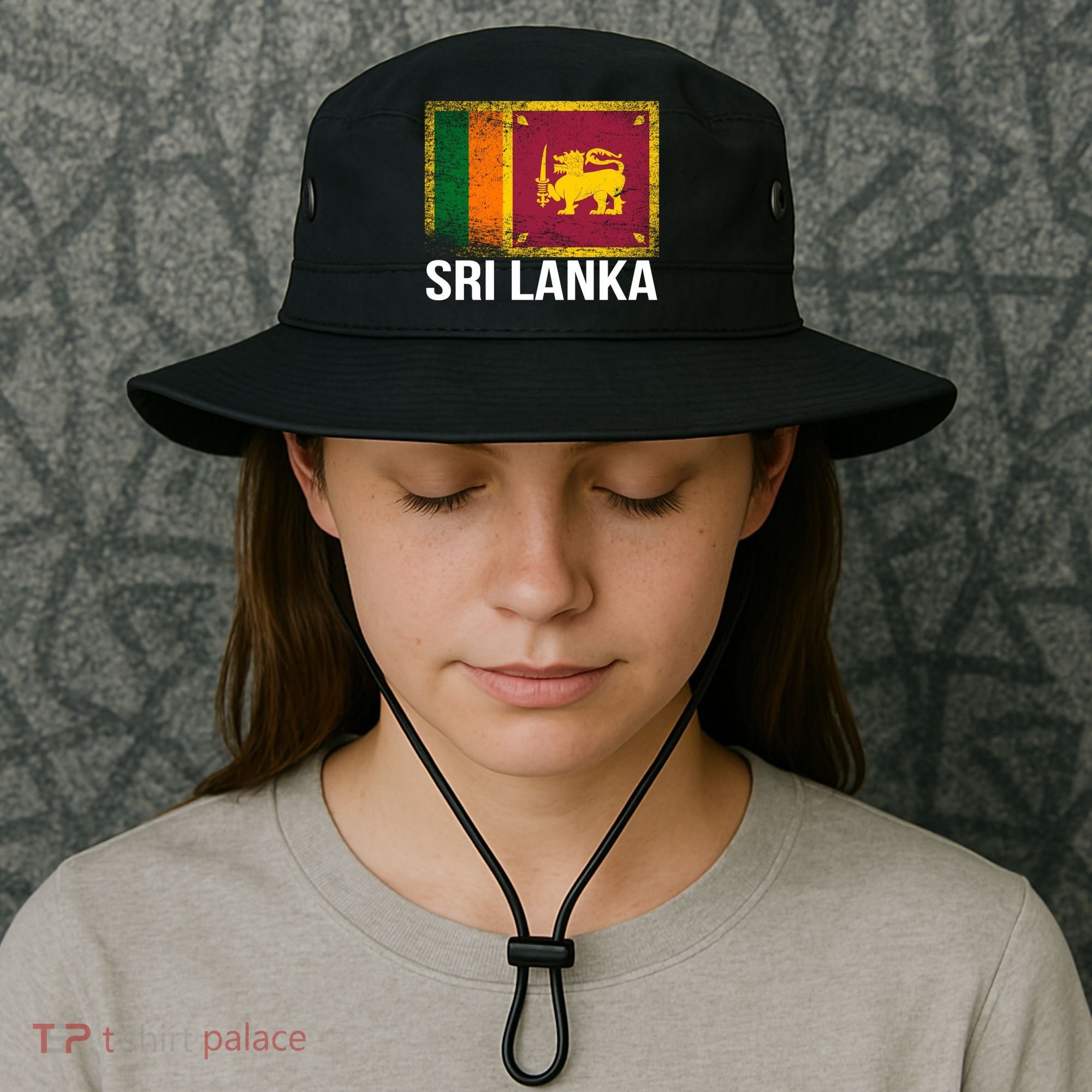 Sri Lanka Flag Bucket Hat