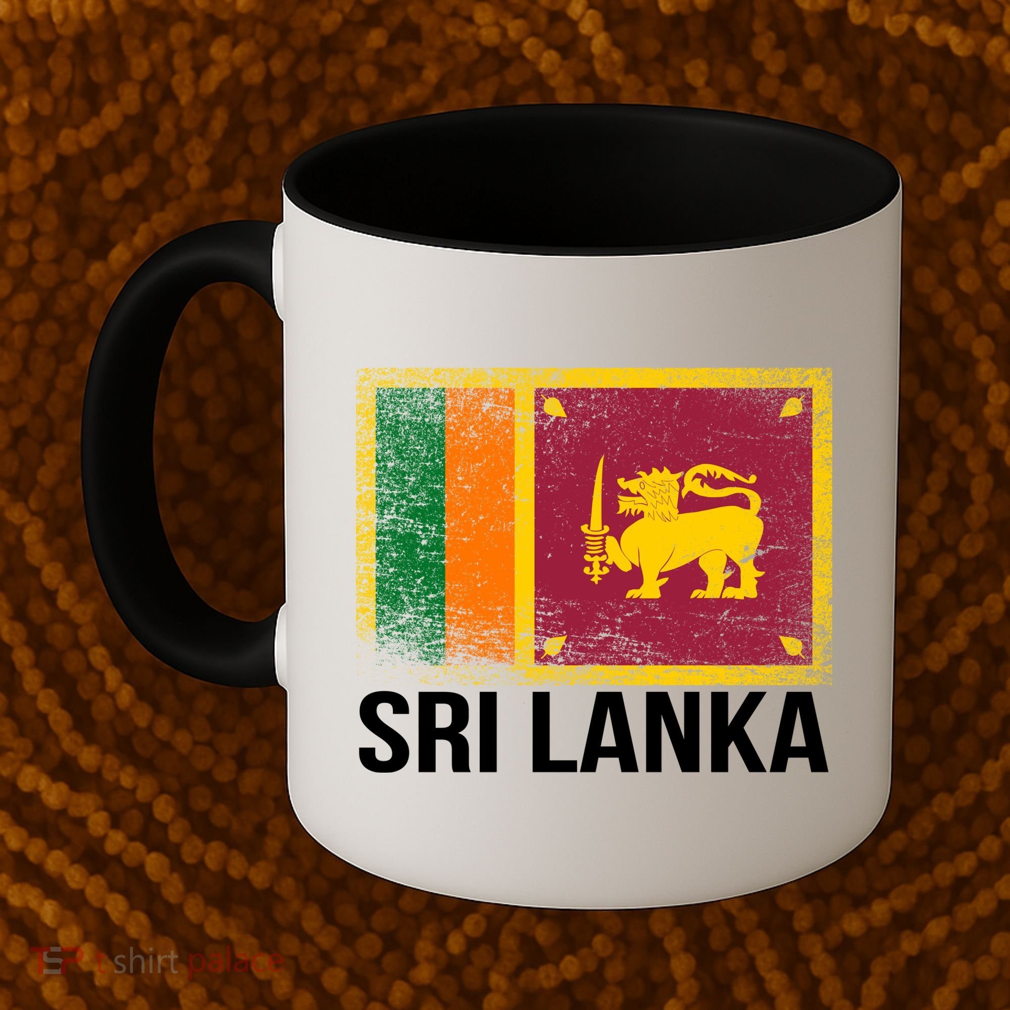 Sri Lanka Flag Coffee Mug