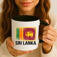 Sri Lanka Flag Coffee Mug thumb 3