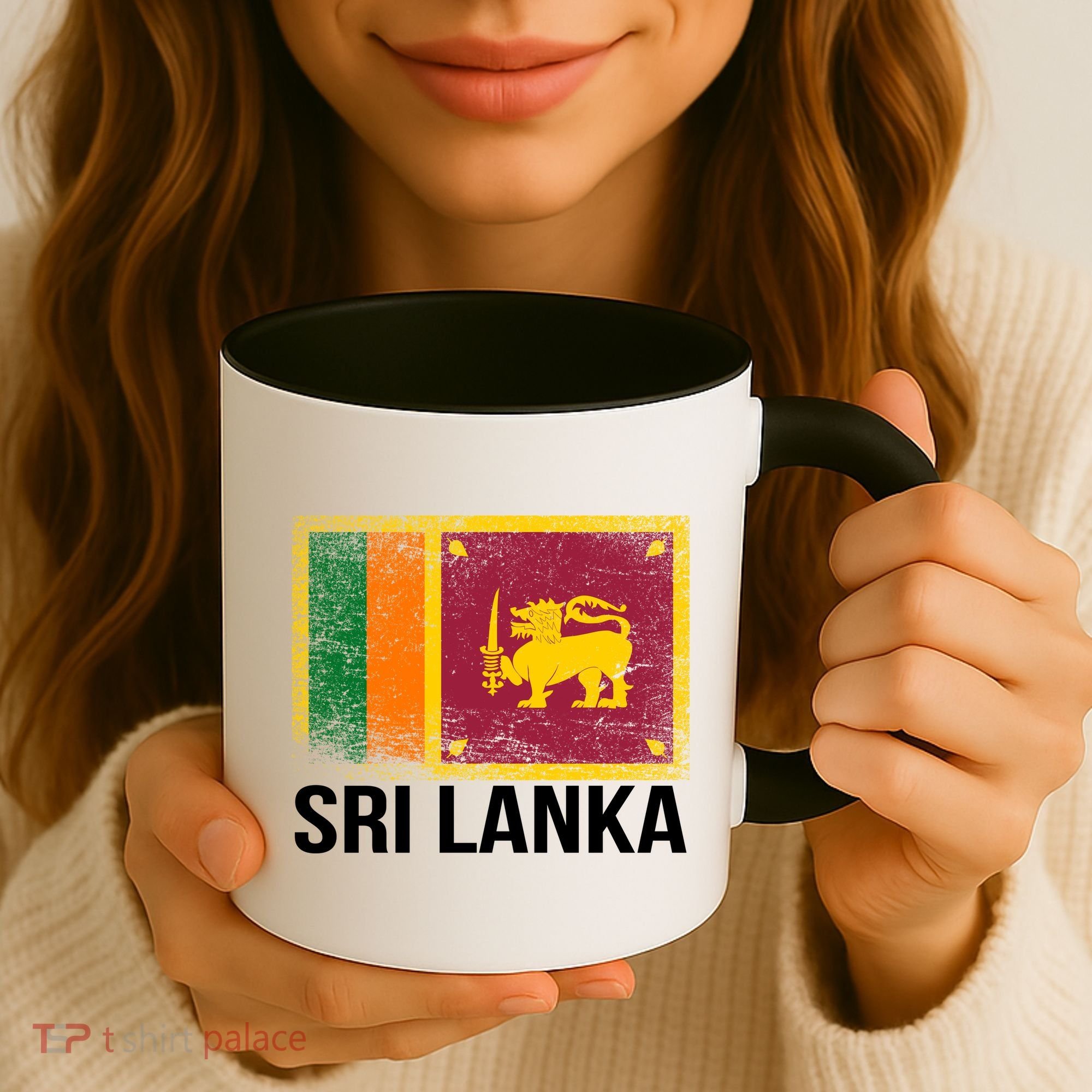 Sri Lanka Flag Coffee Mug
